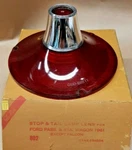 1961 Ford Stop/tail Lamp Lens Glo-brite #: 802 Replaces C1AZ-13450-A. Fixed Price $15.00.