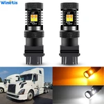 Amber White Led Front Turn Signal Light Bulbs For 2005-2017 Volvo Vnl Switchback. Fixed Price $19.94.