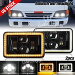 2PCS 4X6" Headlights Hi/lo Sealed Beam Headlamp For Isuzu Nqr Npr-hd Ftr. Fixed Price $51.99.
