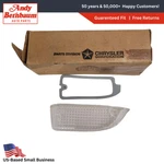 1970-1973 Dodge Coronet Left Side Parking Light Lamp Lens W/ Gasket 3420703 Nos. Fixed Price $196.60.