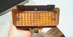 1968 Chevrolet Nova Parking/turn Signal Lense W/housing & Wire Cut. Fixed Price $25.00.