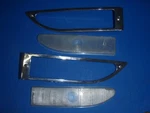 Pontiac 1955 Parking Light Bezels Guide Lenses. Fixed Price $79.99.