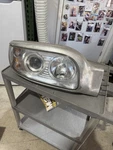 Peterbilt Headlight Assembly - Right (passenger Side) Aluminum Chrome (up). Fixed Price $599.99.