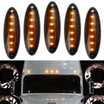 Oe-spec Amber Led Raised Roof Clearance Marker Lights For Freightliner Cascadia. Fixed Price $44.64.