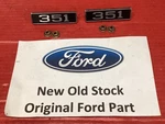 Nos Ford Mustang 1969-1970 351 Hood Scoop Emblems C9ZZ-16637-C. Fixed Price $140.00.
