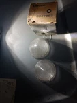 Nos 1959 Oldsmobile Pair Parking Light Lens Delco Gm 5949997. Fixed Price $45.00.