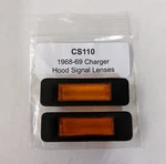 1968 1969 Dodge Charger Hood Signal Indicator Lens Set. Fixed Price $39.95.