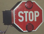 Safe Fleet 007970 Defender Reflective School Bus Stop Sign Arm 12V 2-LIGHT Led. Fixed Price $414.99.