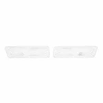 New Pair Of Clear Parking Light Lens Trim Parts Fits Chevelle Camino A4249C. Fixed Price $109.57.