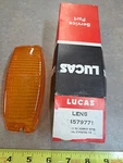 Nos Lucas L838 Front Marker T/s Lens 54579771 Genuine Red Box Era, Mg Midget. Fixed Price $30.00.