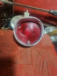 1957 1958 Cadillac Eldorado Tail Light Bezel And Red Lens Guide R50-57. Fixed Price $150.00.