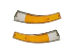 Porsche 911 912 1969-1971 Euro Turn Signal Lens Set (silver Trim) Parts. Fixed Price $149.00.