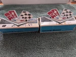 1963-66 Corvette Nos Side Fender Cross Flags, Pair: Gm #3872930. Fixed Price $89.10.
