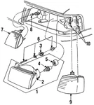 Genuine Ford Side Marker Lamp E8OY-15A201-C. Fixed Price $54.93.