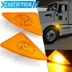 For Kenworth T660 T170 T270 2008-2021 Amber Led Side Marker Turn Signal Lights. Fixed Price $28.98.