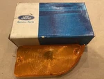 1970 1971 1972 Ford Maverick Amber Parking Light Lens, Lh, Nos D1DZ-13209-A. Fixed Price $72.00.