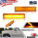 Front Fender Led Side Marker Lights Amber 1980-86 Ford Bronco F150 F250 F350. Fixed Price $21.49.