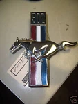 Nos 1968 Mustang 302 Front Fender Emblem Lh C8ZZ-16229-A1. Fixed Price $79.99.