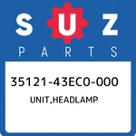 35121-43EC0-000 Suzuki Unit,headlamp 3512143EC0000, New Genuine Oem Part. Fixed Price $92.74.