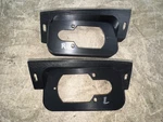 Triumph TR6-FRONT Indicator Light Mounting Brackets, L+r Pair. Fixed Price $99.50.