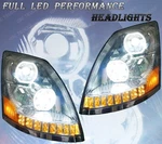 Qsc Full Led Bright Chrome Headlights W/ Sequential Turn Signals Volvo Vnl 04-17. Fixed Price $638.85.