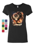 First In Last Out Women's T-shirt & Rescue Fd American Firefighter. Fixed Price $15.99.