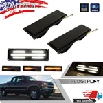88-98 Gmc Chevy C/k 1500/2500/3500 Truck Smoke Led Parking Signal Bumper Lights. Fixed Price $69.99.