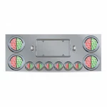 Trux Stainless Steel Rear Center Panel W/4 4IN 6 2IN Dual Revolution. Fixed Price $594.46.
