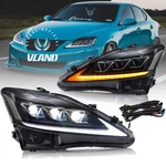 Vland Projector Full Led Headlights For 2006-2013 Lexus IS250 IS350 Isf Sedan. Fixed Price $359.99.