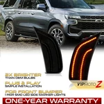 Full Led Front Smoke Amber Side Marker Lights For 2021-2023 Escalade Yukon Xl. Fixed Price $41.49.