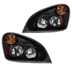 2008-2017 Led Black Headlight Headlamp Assembly Fit For Freightliner Cascadia. Fixed Price $424.99.