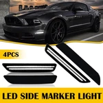 Ford Lens Mustang 2010-2014 Smoked Rear & Front Led Side Lights Marker 4PCS. Fixed Price $37.04.