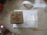 Nos 1953-1954 Ford Pickup Trucks Left Hand Parking Lamp Lens-part No. FAE-13208A. Fixed Price $16.50.