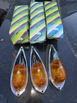 Nos Vtg Amber Lens Clearance Lights Truck Cab Fender Chrome SAE-P-88 CLC-733. Fixed Price $89.99.