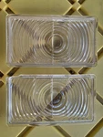 (2) 1946-48 Dodge Turn Signal Park Light Lamp Lens Clear Ydh 13565 I.g.c. Rh Lh. Fixed Price $95.00.