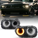 Projector Headlight For 2015-23 Dodge Challenger Halogen Lamp Left Right. Fixed Price $145.00.