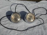 1955 Chrysler Windsor Parking Lights Bezels. Fixed Price $125.00.