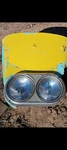 Freightliner Flc Dual Round Headlight Assembly , Peterbilt Style. Fixed Price $300.00.