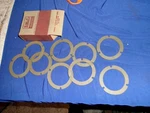 Nos 54 Ford 55 56 T-bird Parking Lens Gaskets FAG-13211-A Box Lot. Fixed Price $20.00.