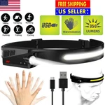 Cob Led Headlamp Usb Rechargeable Headlight Torch Work Bar Band. Fixed Price $95.89.
