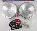 Fog Lamp Light Set Halogen 6-1/2" Round Universal Harness Switch Dlaa HE4500C. Fixed Price $47.96.