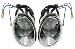 New Turn Signal Lamp Park Light Assembly Set W/chrome Bezel Lens For 58-62 C1. Fixed Price $297.99.