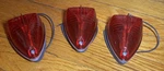 Lot 3 Signal Stat 96045 1150 Red Roof Clearance Marker Lights Triangle. Fixed Price $39.95.