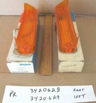 Nos Mopar 3420628 3420629 Pair Park Lamp Lenses 1970 1971 Chrysler Newport, T&c. Fixed Price $85.50.