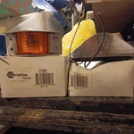 Pair Of Signal Stat 1100 Amber Lens Marker Light-flush Mount New. Fixed Price $30.00.