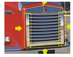 Kenworth T800 Replacement Surround Frame 4 Pieces 1995-NEWER Premium Quality Ss. Fixed Price $198.03.