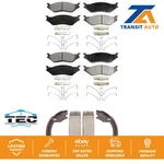 Front Rear Ceramic Brake Pads Parking Shoes Kit Ford International Terrastar. Fixed Price $123.52.