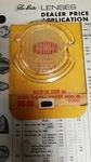 1950-54 Buick Backup Lamp Lens Repl. Gm# 5938905 Glo-brite#: BU96. Fixed Price $24.99.
