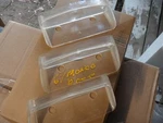 3 1967 Mopar Dodge Plymouth Chrysler Rh, 2 Lh Front Parking Light Lens Clear. Fixed Price $35.00.