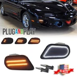 Sequential Switchback Led Front Corner Drl Turn Signal Lights For 98-02 Trans Am. Fixed Price $74.99.